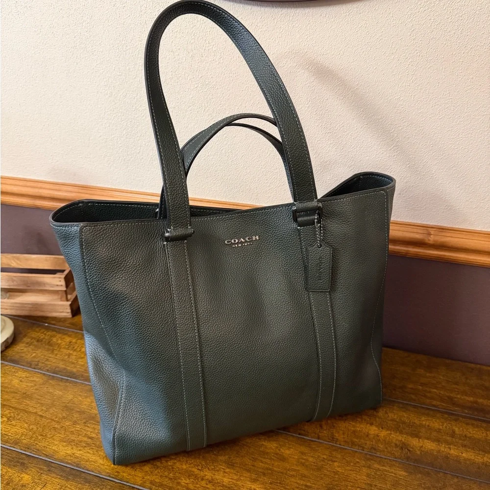 Coach Hudson Double Handle Tote Shoulder Bag - Picture 8 of 13